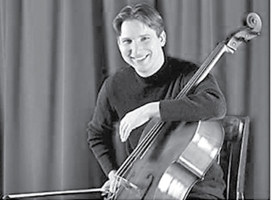 Cellist Peter Zay will be part of the trio performing at the Second Baptist Church on Sunday afternoon, May 21.