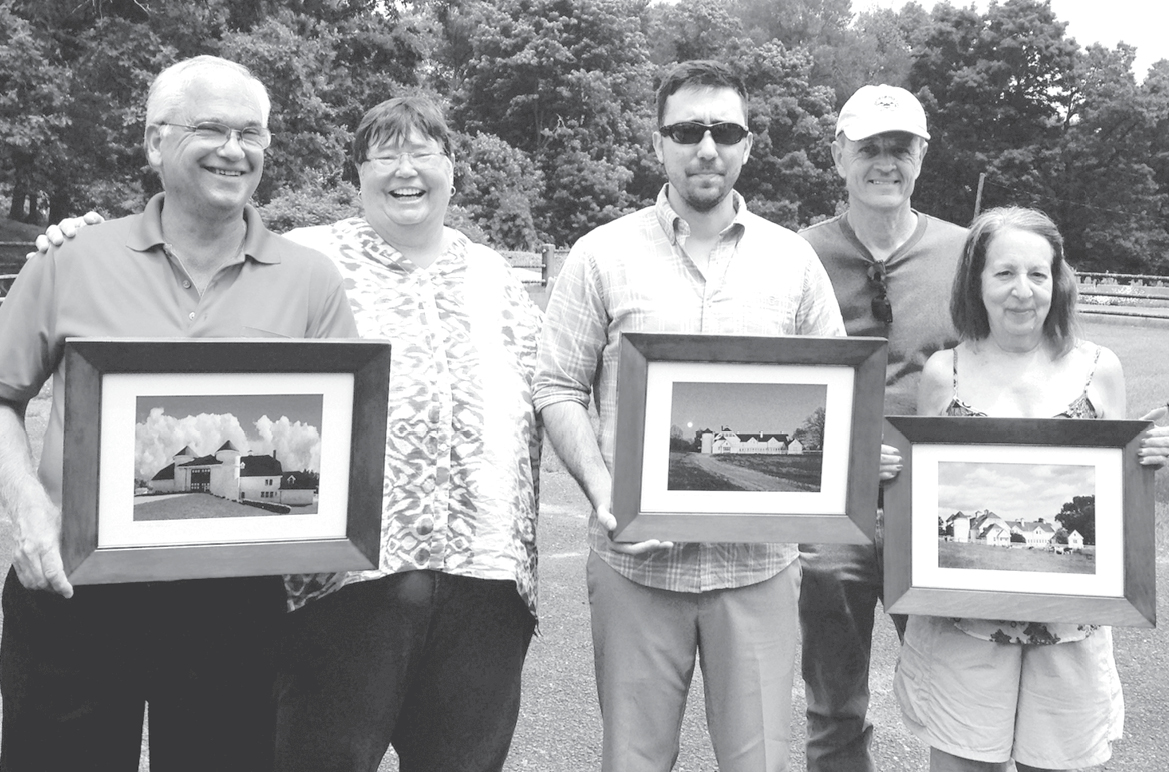 Pictured with FOFAH President Kacy Colston are winners of this year’s new President’s Awards.  From the left: Mike Mancini, Colston, Justin Lincoln for the Windsor Marketing Group, and Richard and Ellie Binns.  Another winner, Bill’s Landscaping, was not represented. 