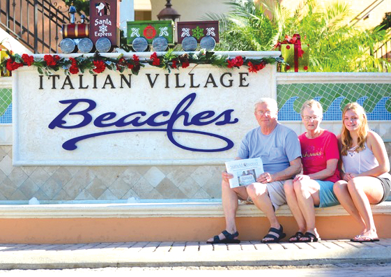Ralph and Donna Garside took the Observer along during their Christmas week in the Turks and Caicos Islands, a British territory in the Caribbean.