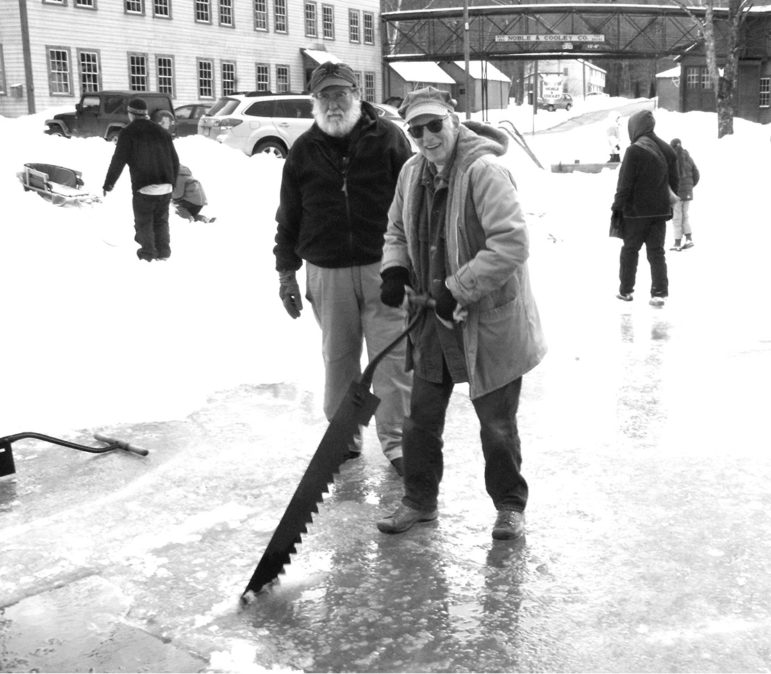 Ice Harvest Demonstrated The Suffield Observer