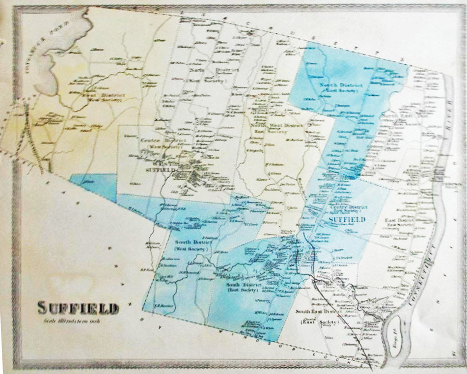 1869 Suffield Map Reissued The Suffield Observer