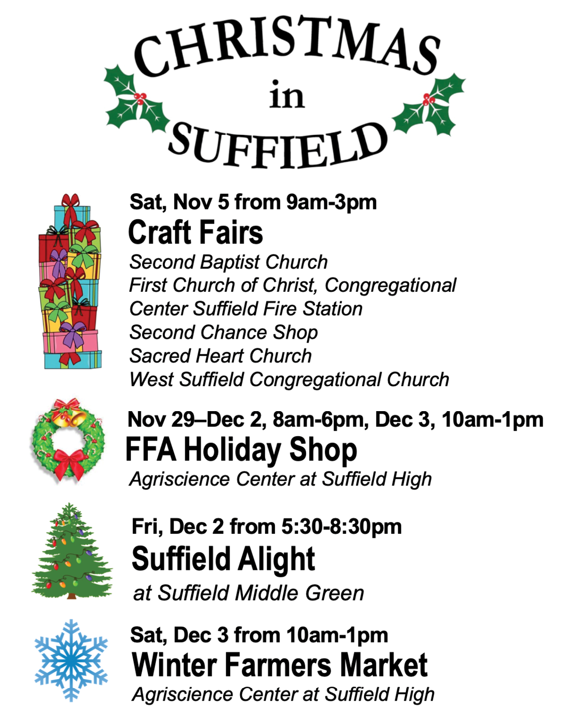 Christmas in Suffield The Suffield Observer